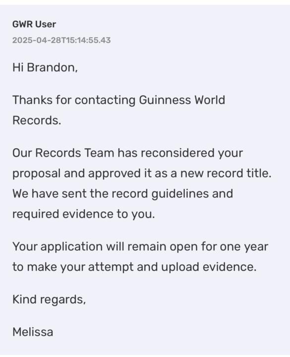 Guinness Reversed Their Decision 🤩