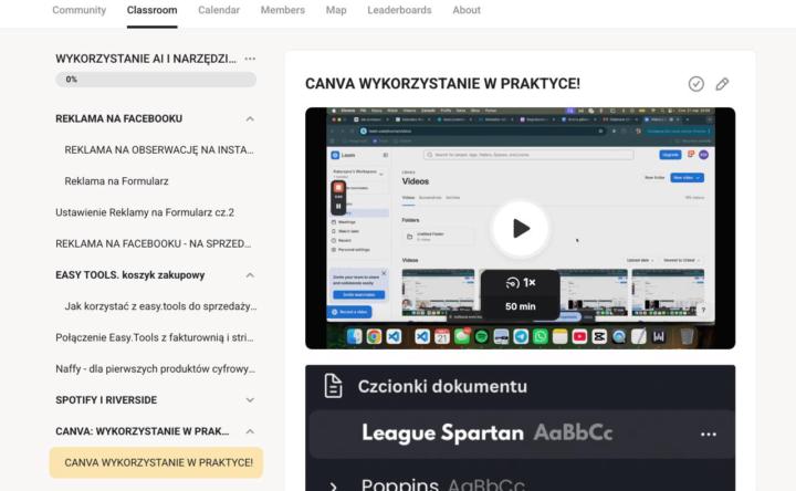 Lekcja o Canvie już dostępna! 
