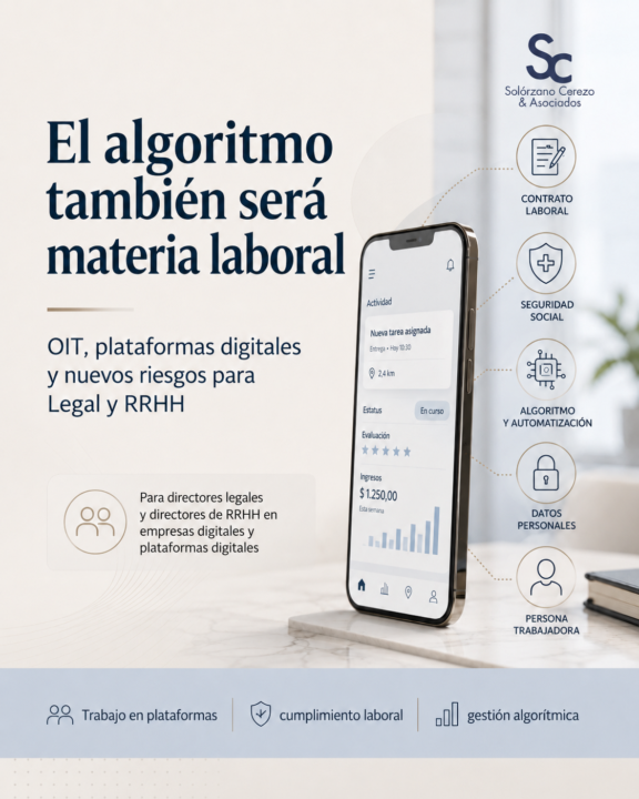 Primer convenio internacional sobre trabajo en plataformas digitales.