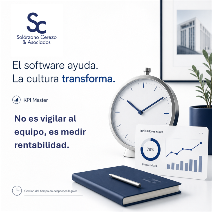 El tiempo es nuestra principal materia prima como abogados