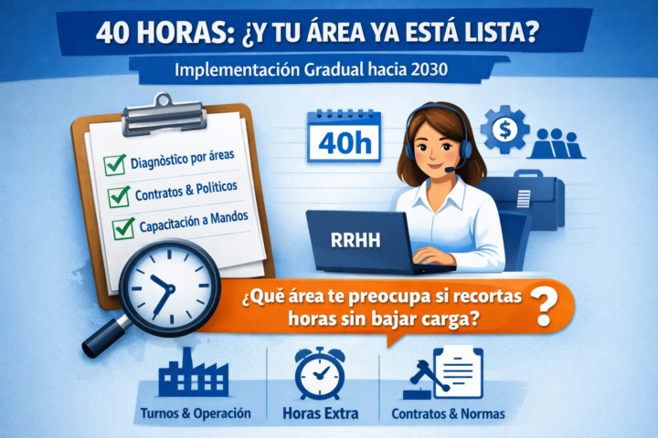 Tema caliente en RRHH: jornada de 40 horas. 🕑⚖️