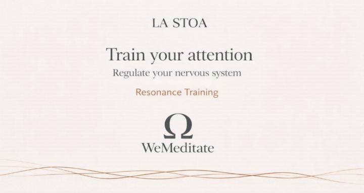 WE MEDITATE 🏛️ LA STOA 