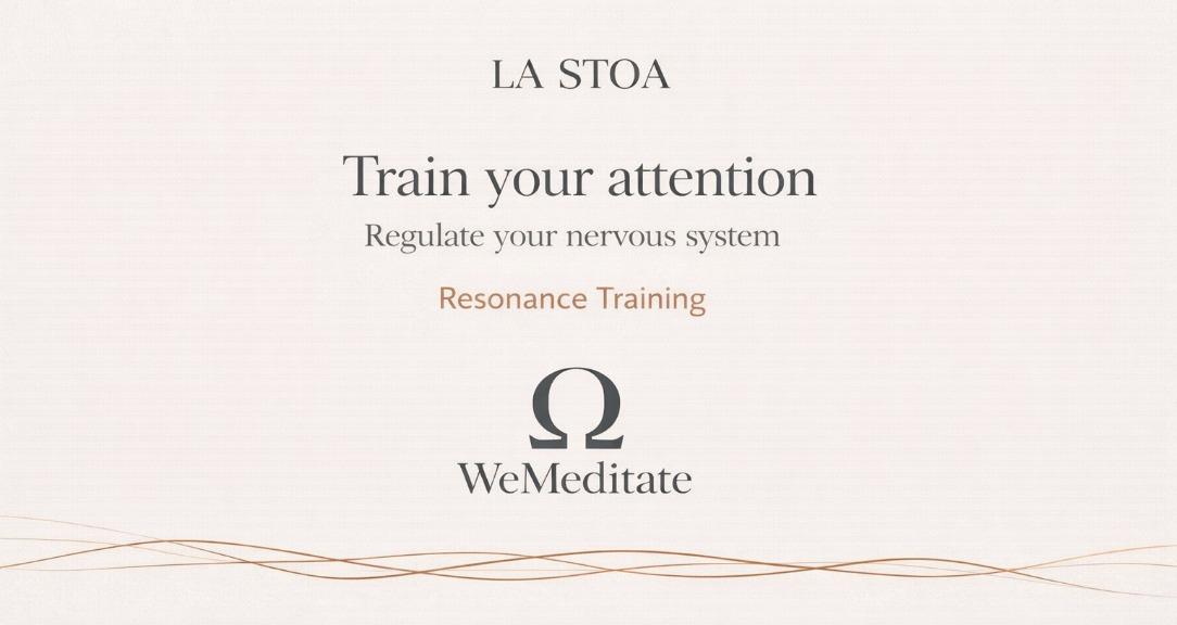 WE MEDITATE 🏛️ LA STOA