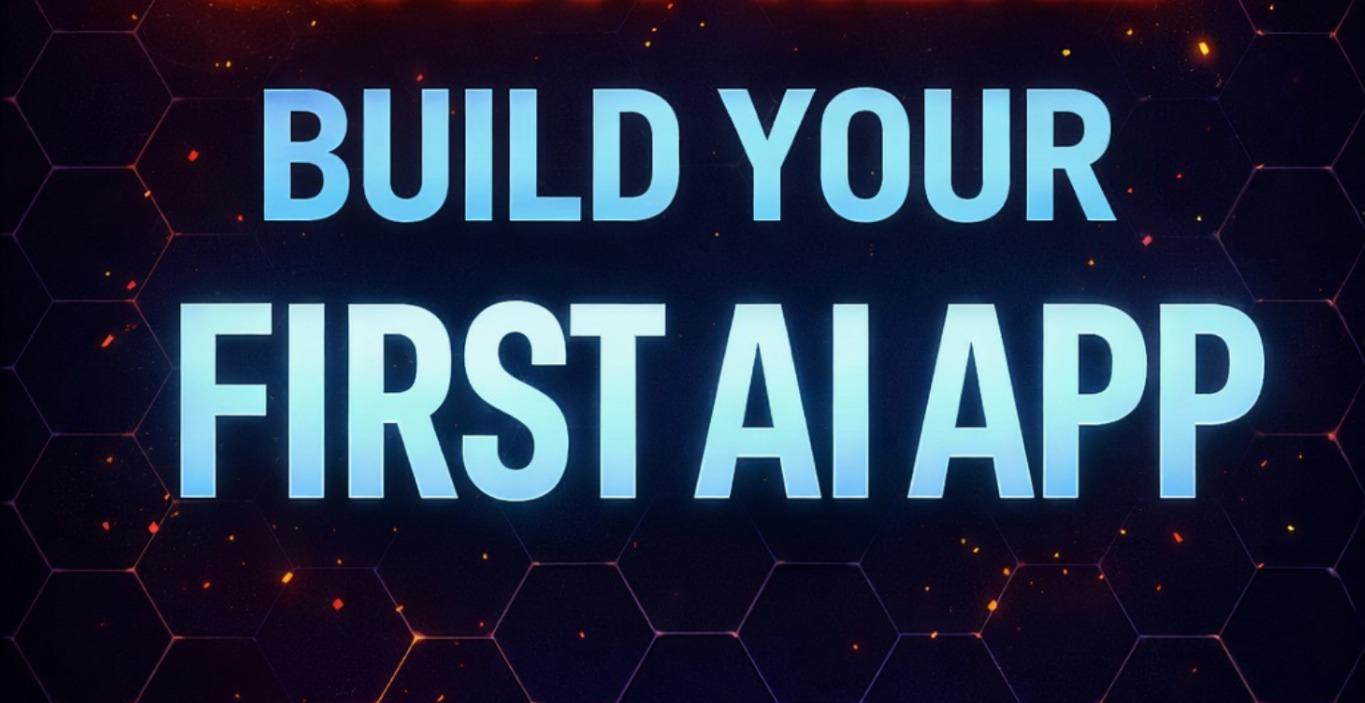 👉 👉 Start Here — Build Your First App With AI