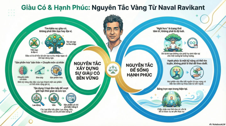 Vừa Giàu Vừa Vui: Những Bài Học Đột Phá Từ Tỷ Phú Hạnh Phúc Naval Ravikant