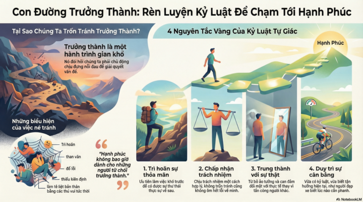 4 Nguyên Tắc Kỷ Luật Thay Đổi Cuộc Đời Từ "Con Đường Chẳng Mấy Ai Đi"