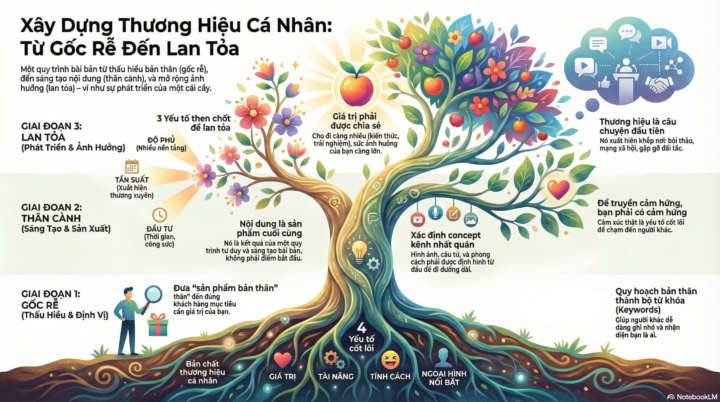 Lộ trình xây dựng thương hiệu cá nhân cho người mới bắt đầu