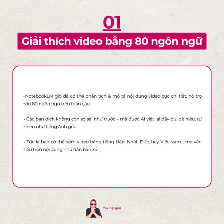 CỰC XỊN!  NotebookLM không chỉ tóm tắt nữa - nó đã trở thành “BẠN ĐỒNG HÀNH” AI thông minh bậc nhất hiện tại. 👇