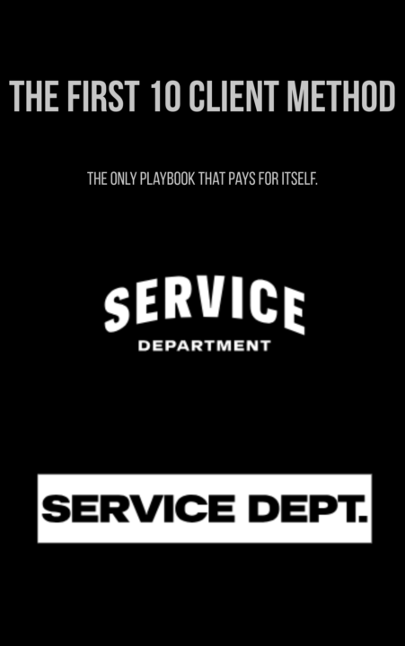 THE FIRST 10 CLIENTS PLAYBOOK (FREE)