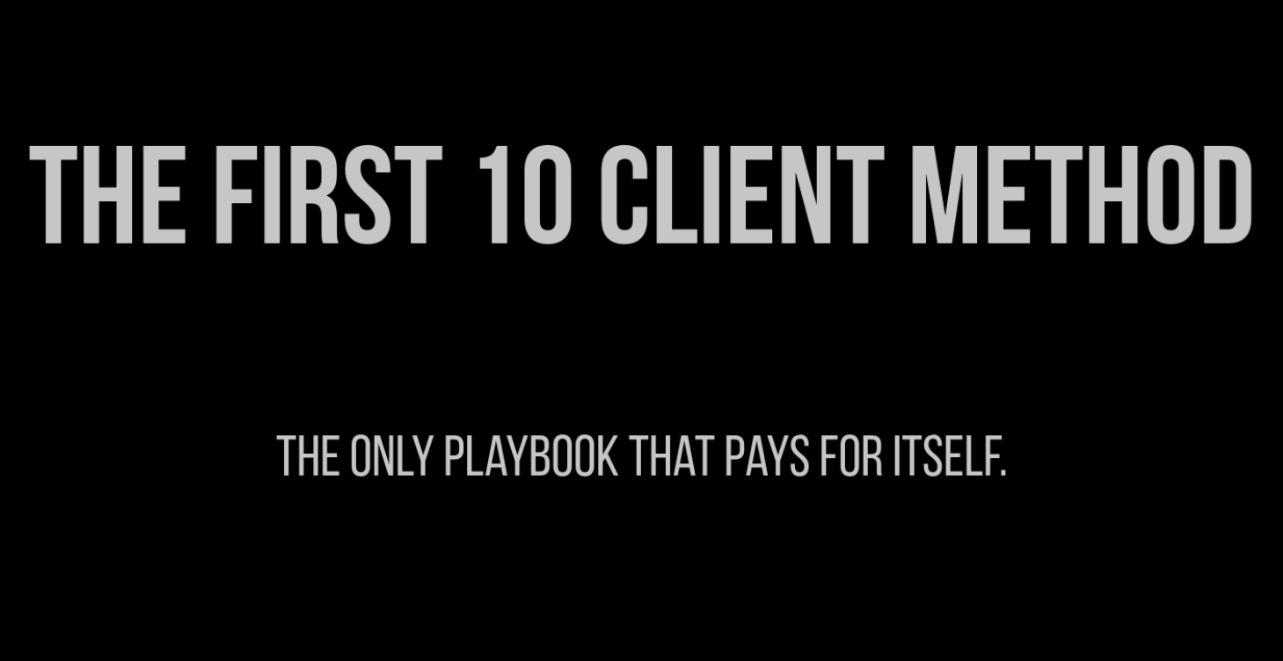 First 10 Client Playbook