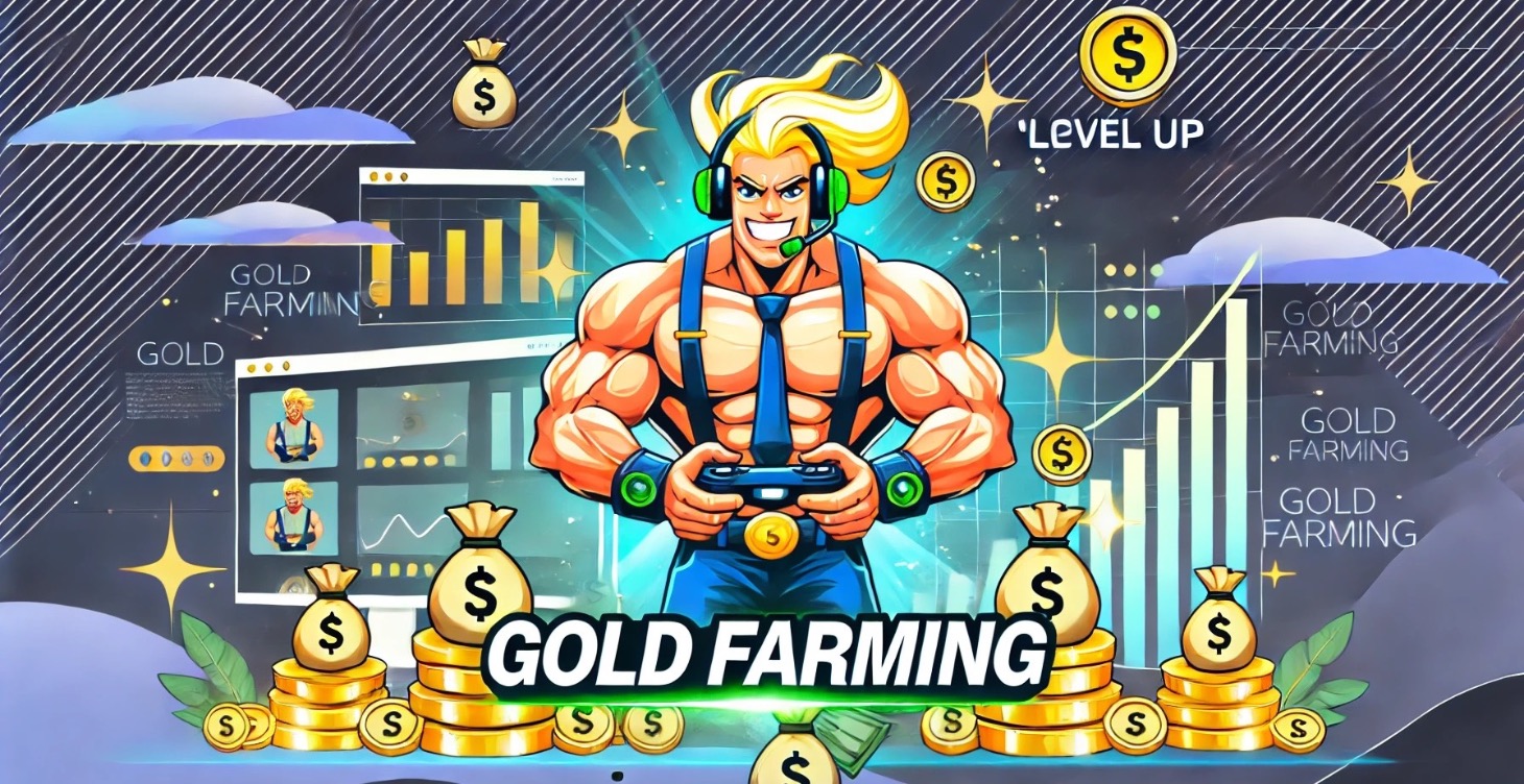 Gold farming Level 1!