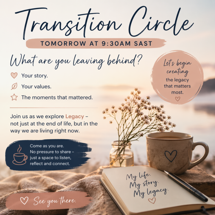 Transition Circle gathering – What is your Legacy?
