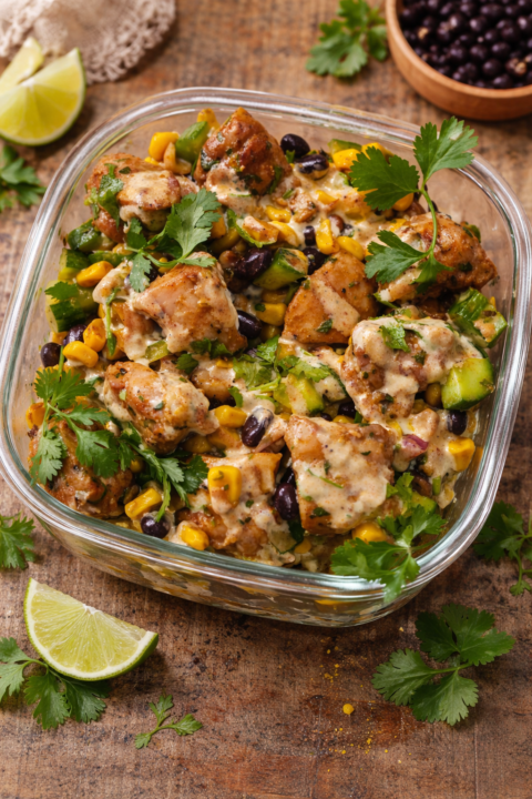 Creamy Southwest Chicken Salad