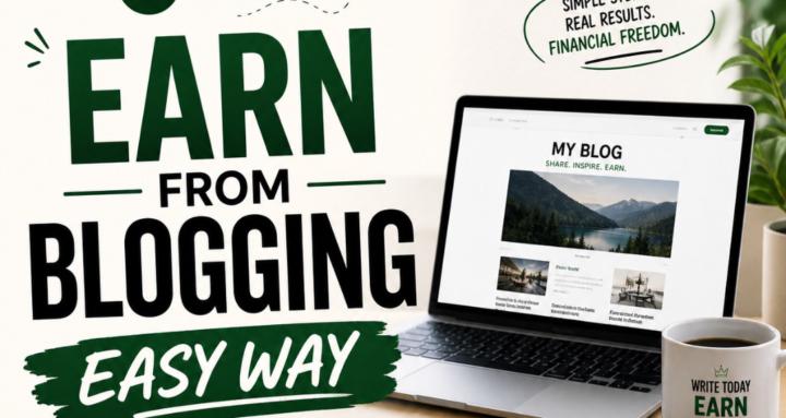 earn from blogging❘easy way