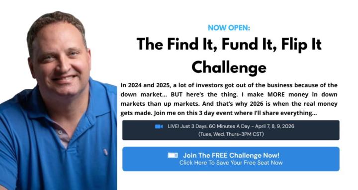 Find, Fund & Flip it Challenge