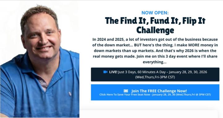 Find, Fund & Flip it Challenge