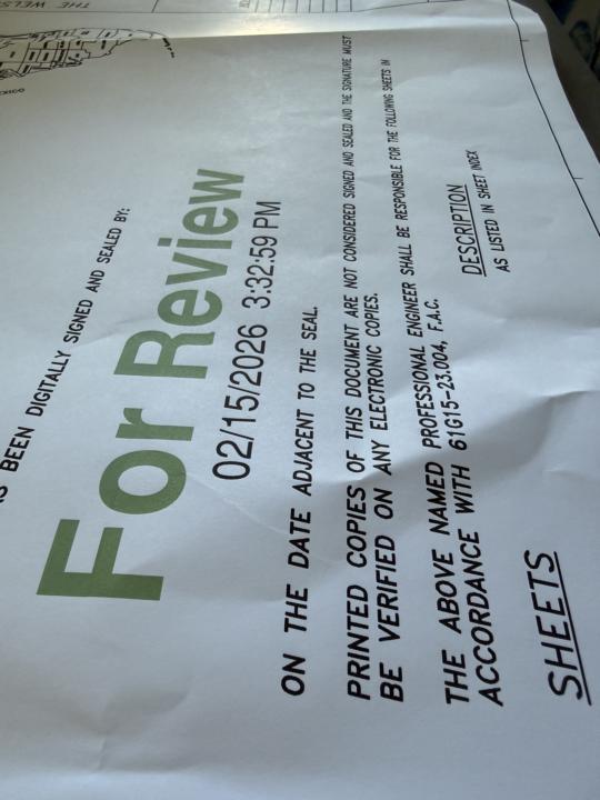 Markup drawings & permit sets