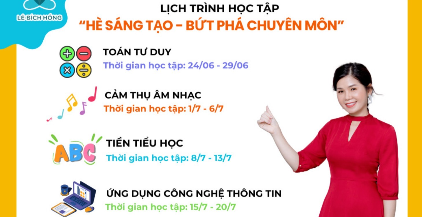 Khoá hè sáng tạo - bức phá chuyên môn