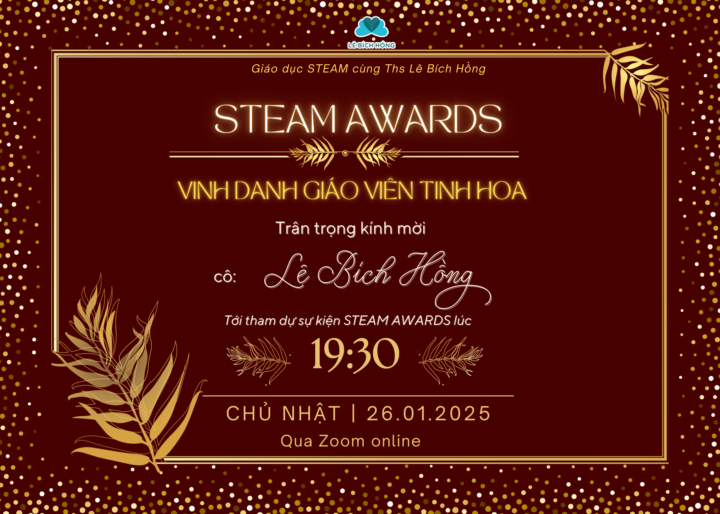  STEAM AWARDS - VINH DANH GIÁO VIÊN TINH HOA
