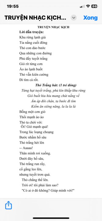 Truyện nhạc kịch mới nhất