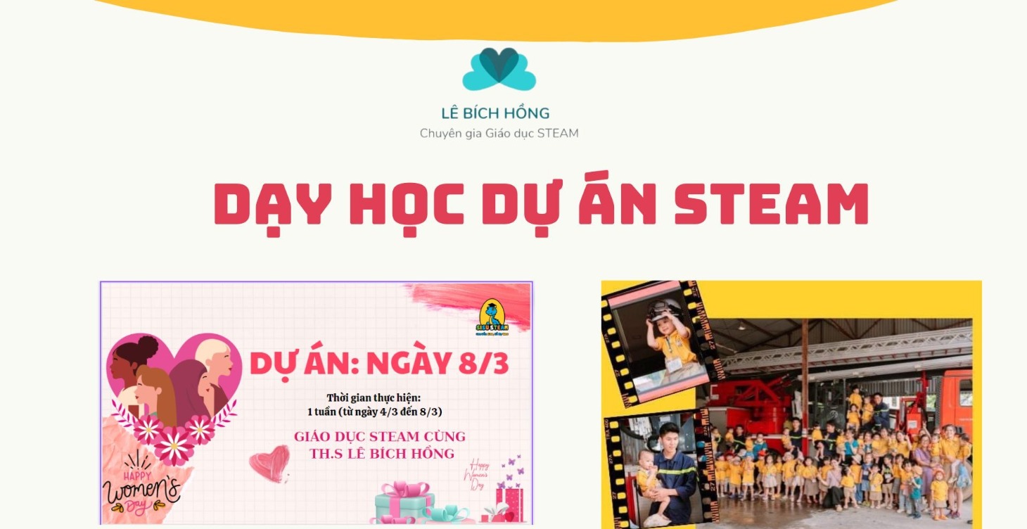 STEAM CHUYÊN SÂU - DẠY HỌC DỰ ÁN STEAM