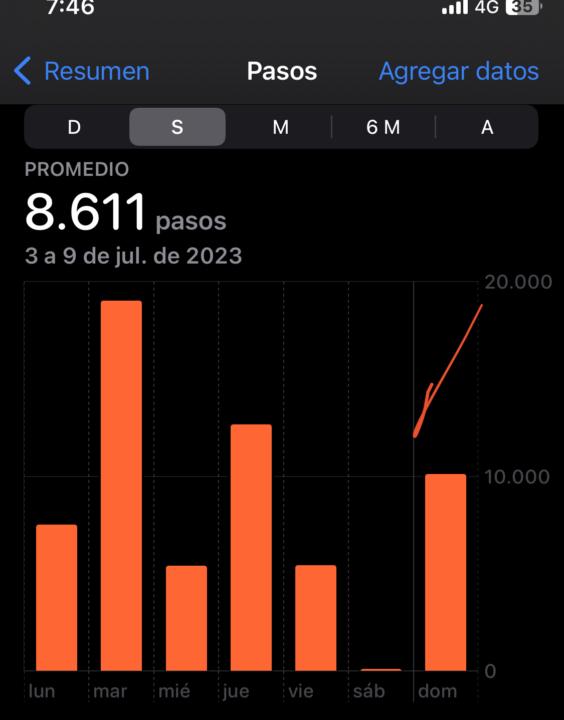 Volviendo a los 10.000 pasos 
