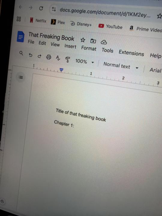 Gotta start somewhere 