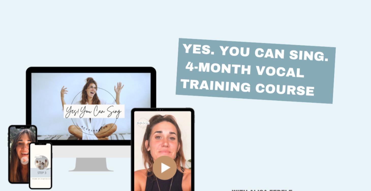 Yes You Can Sing Accelerator Course