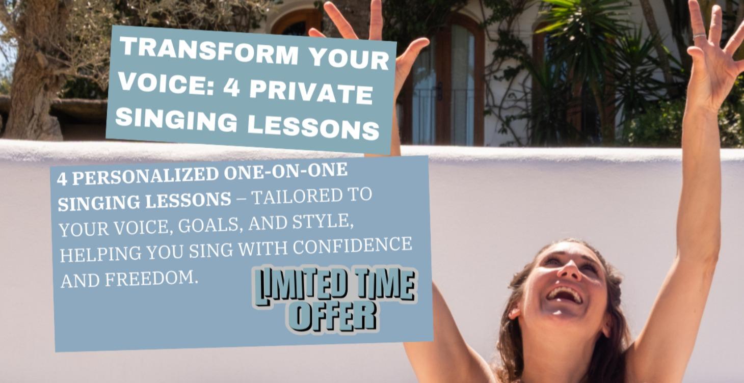 4 x Private Sessions (Limited time offer)