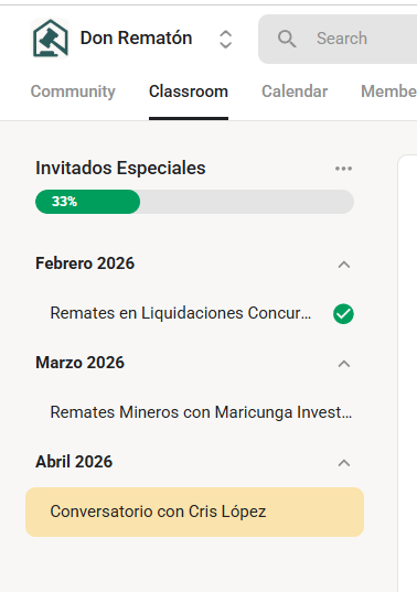 Sesión con Cris López