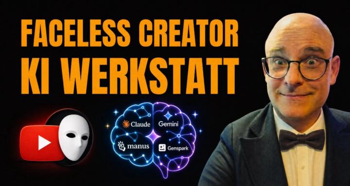 Faceless AI Creator Werkstatt