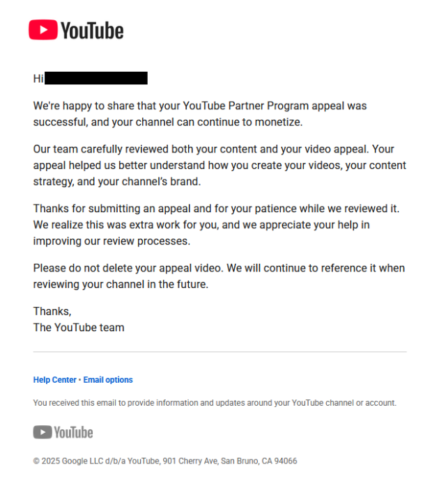 $4K/month channel back online 🚀