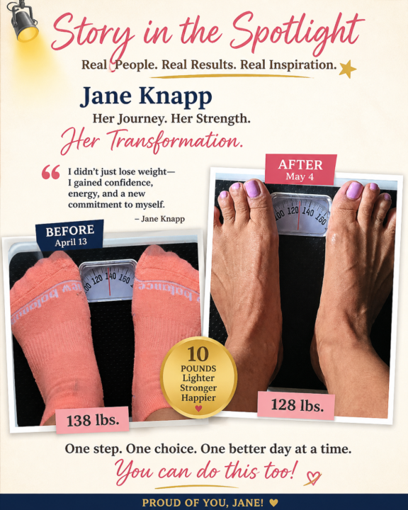 Jane’s 3 week progress 