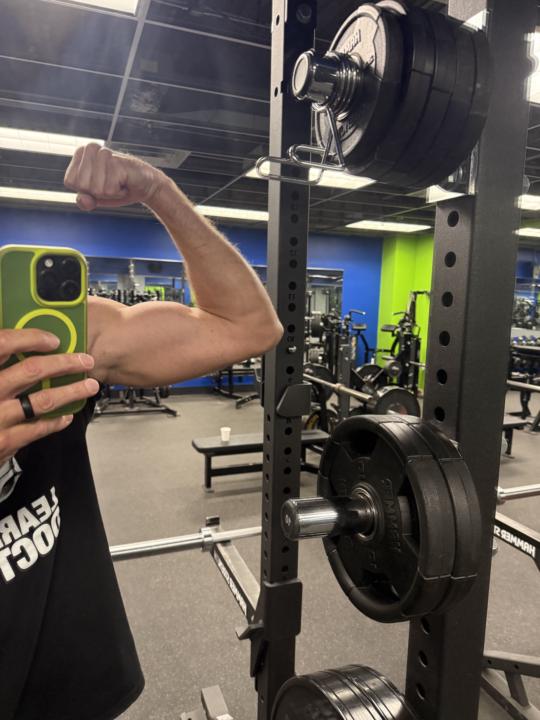 New PR bench press