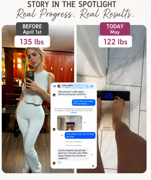 Joyce amazing results with Reta 