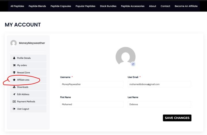 Affiliate Payout Setup Instructions