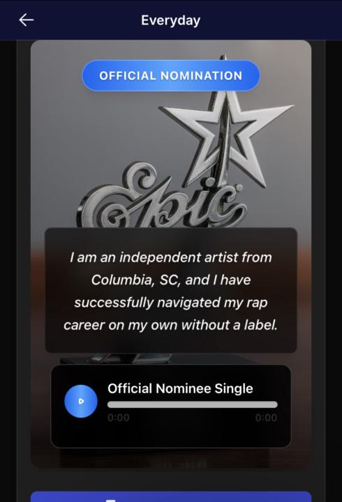 Epic Nominations 