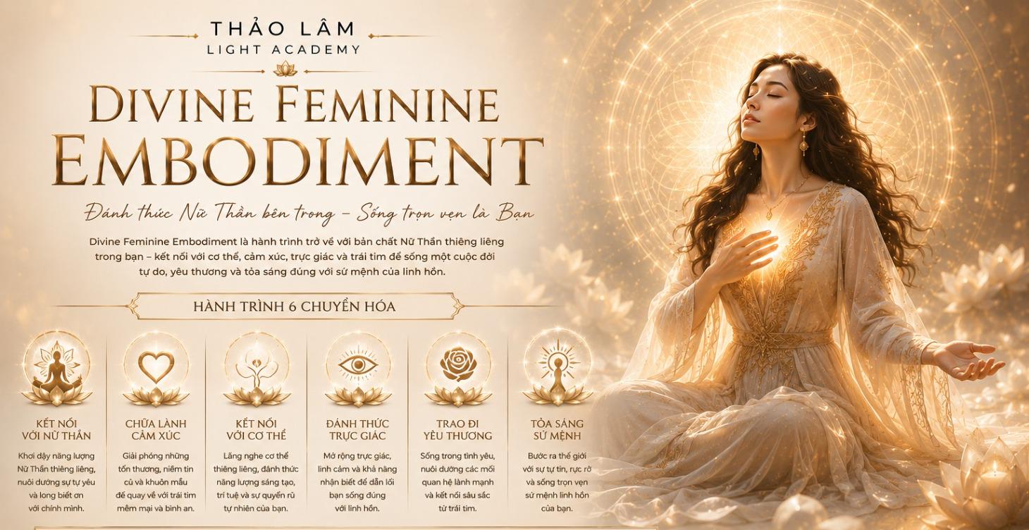 HIỆN THÂN NỮ THẦN-DIVINE FEMININE EMBODIMENT