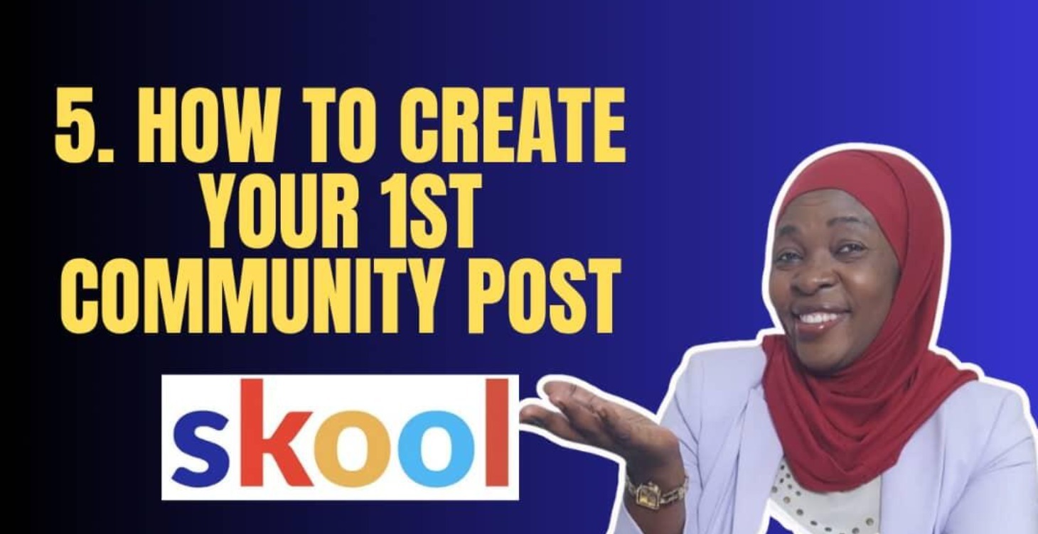 5. PAID How to Create Your A Community Post