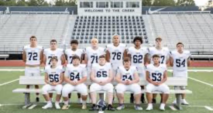 Football offensive line man