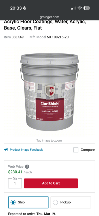 Driveway and paver sealer we use. 