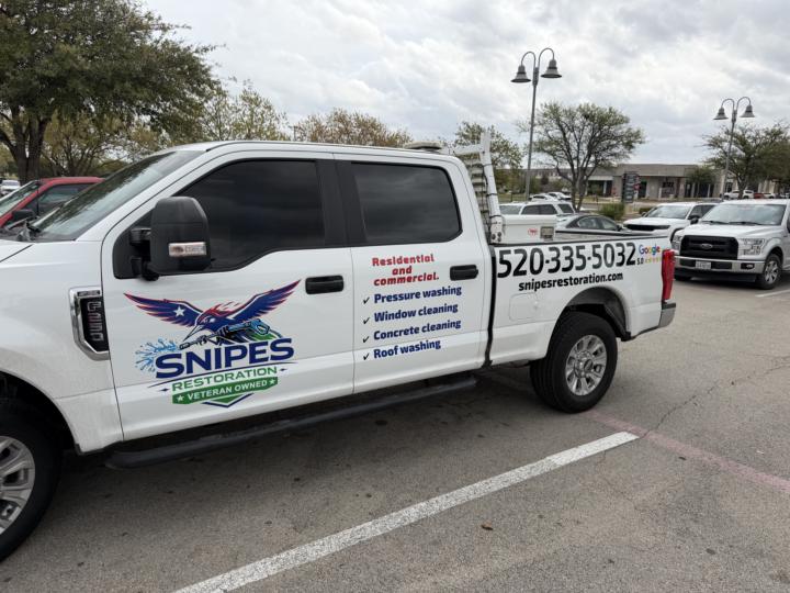 Truck wrapped 