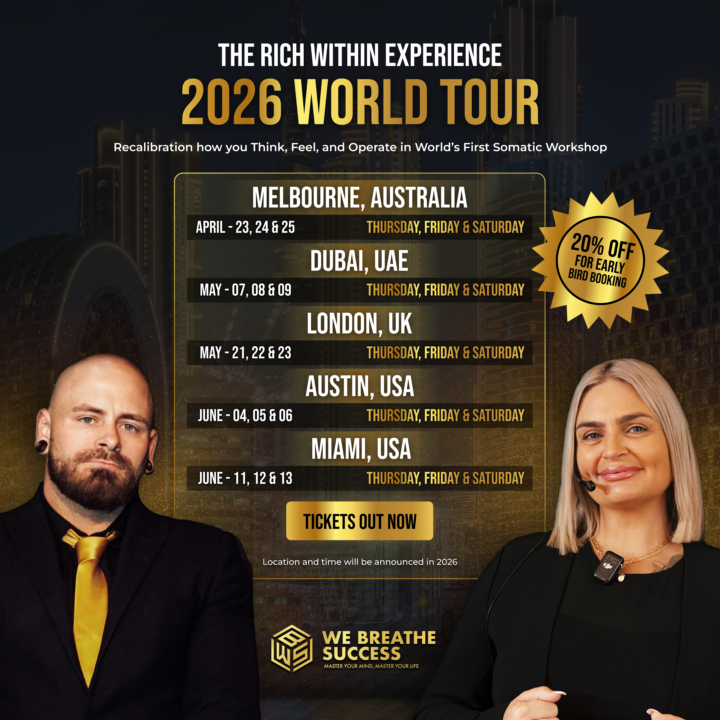 🚨 2026 Tour Released! Early Bird Tickets + 20% Off Code Inside