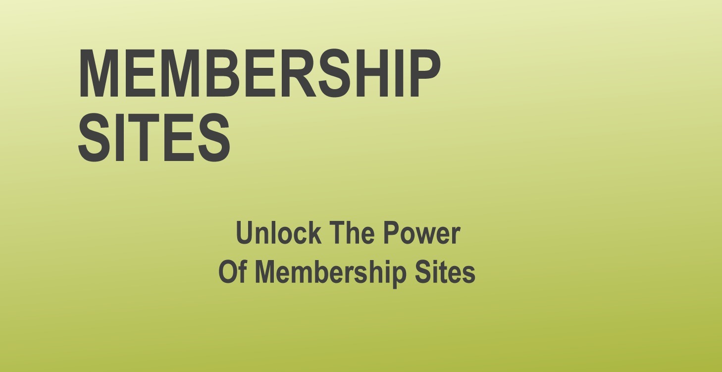 Membership Sites
