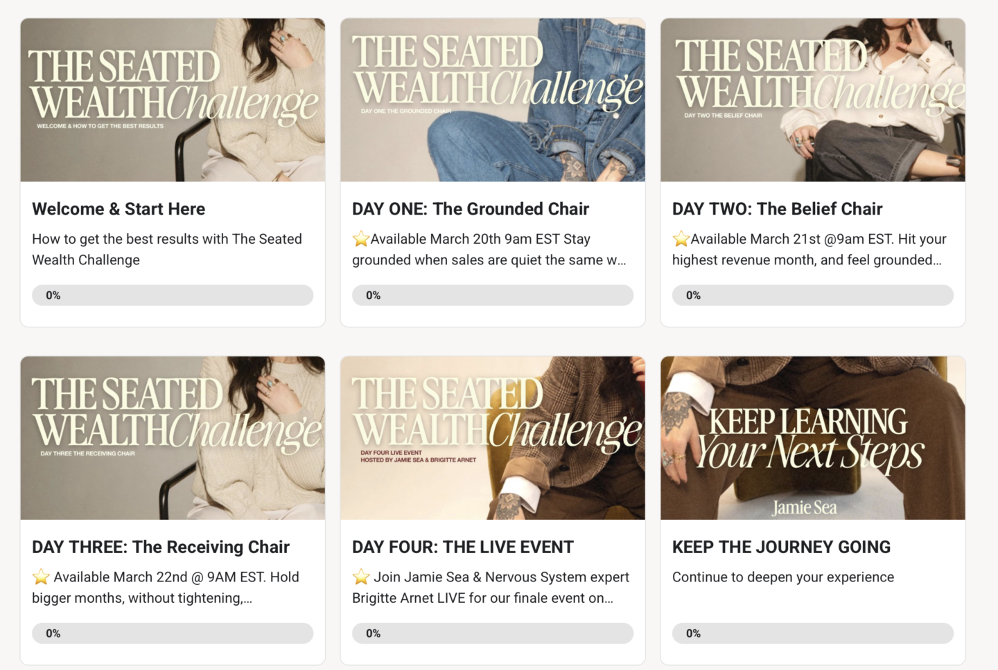 The Seated Wealth Challenge