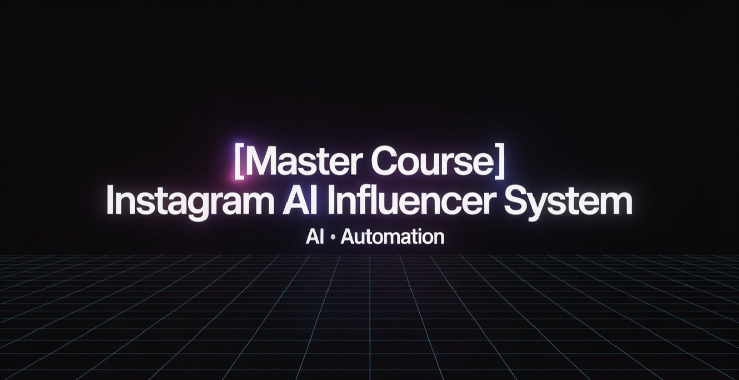 [MASTER COURSE] AI Influencer System