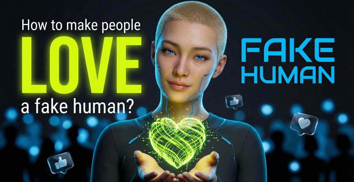 How to make people love a fake human?