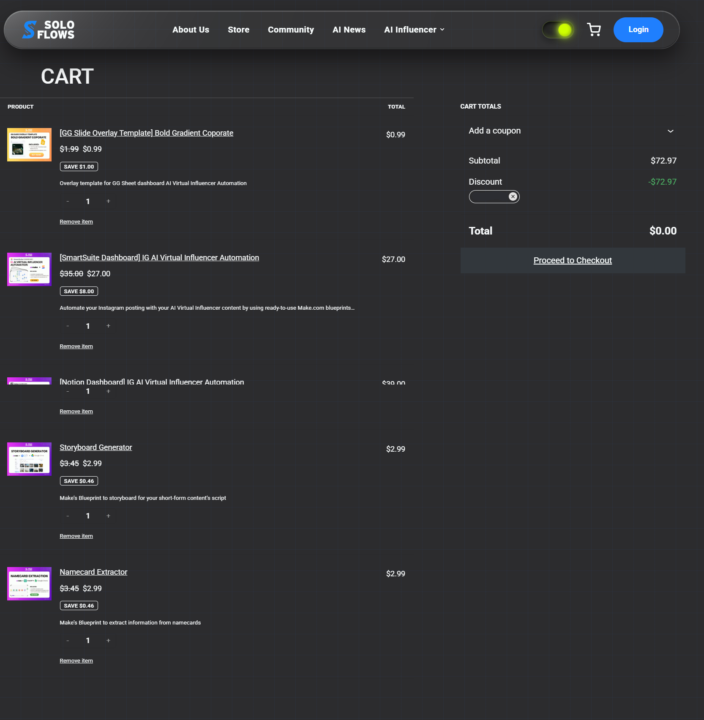 100% Coupon on store is OFFICIALLY OUT