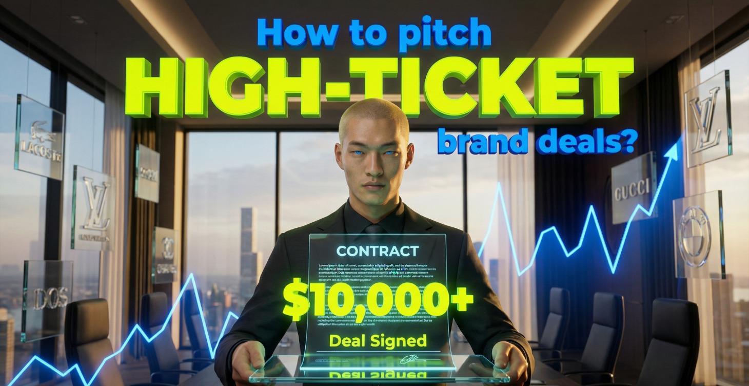 How to pitch high-ticket brand deals?
