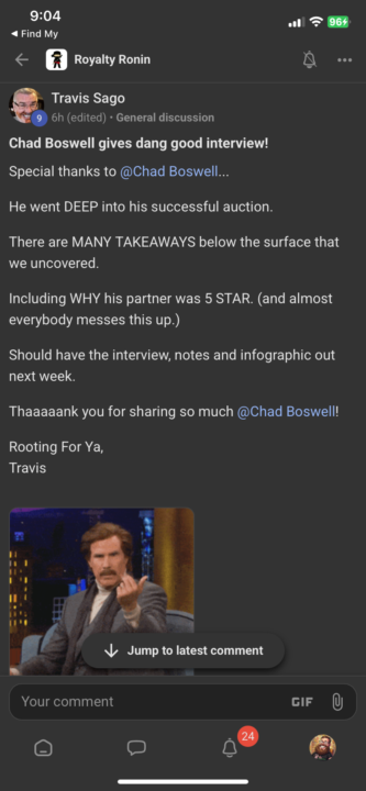 Travis just posted this…
